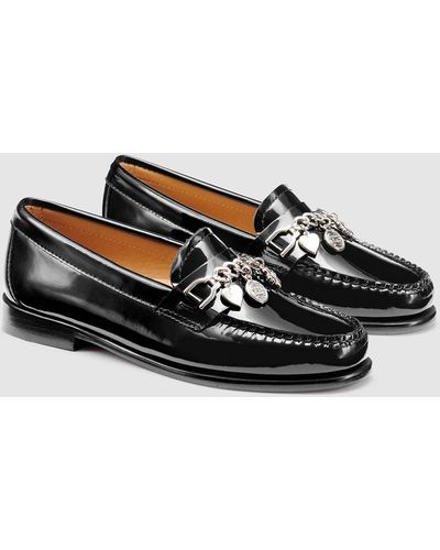 G.H. Bass & Co. Whitney Charm Weejuns Loafer Shoes - Black