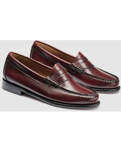 G.H. Bass & Co. Whitney Weejuns Loafer Shoes - Red