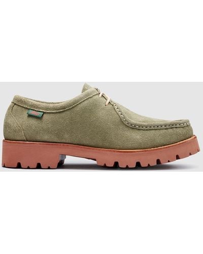 G.H. Bass & Co. Suede Wallace Super Lug Moc Shoes - Green