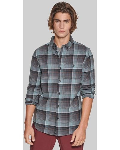 G.H. Bass & Co. Spruce Creek Flannel Shirt - Blue