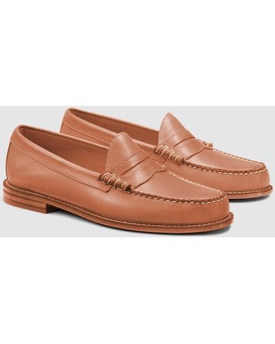 G.H. Bass & Co. Larson Artisanal Weejuns Loafer Shoes - Brown