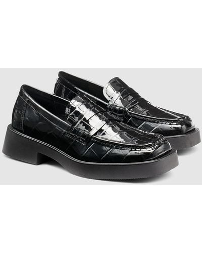 G.H. Bass & Co. Bowery Square Toe Loafer - Black