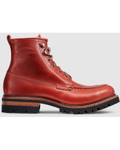 G.H. Bass & Co. Scout Mid Lace Boots - Red