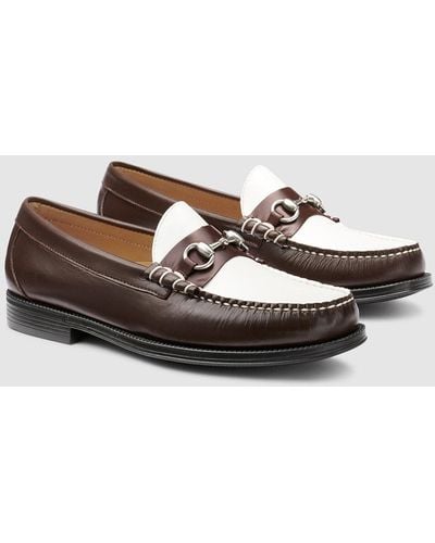 G.H. Bass & Co. Lincoln Bit Easy Weejuns Loafer Shoes - Brown