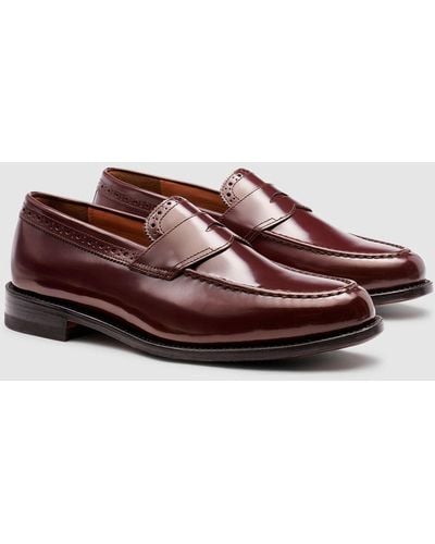 G.H. Bass & Co. Monogram Loafer - Brown