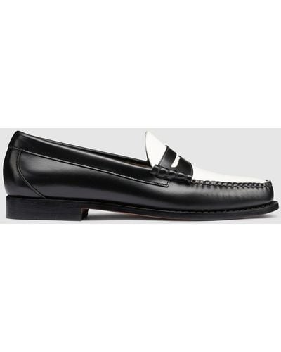 G.H. Bass & Co. Larson Colorblock Weejuns Loafer Shoes - Black