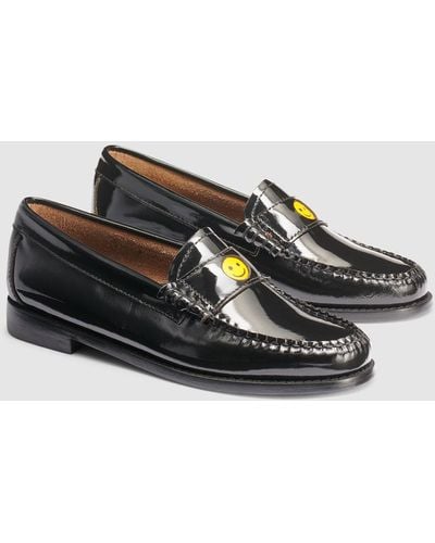 G.H. Bass & Co. Whitney Emoji Weejuns Loafer Shoes - Black