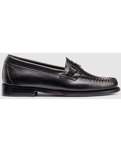 G.H. Bass & Co. Lilianna Keeper Bit Weejuns Loafer Shoes - Black
