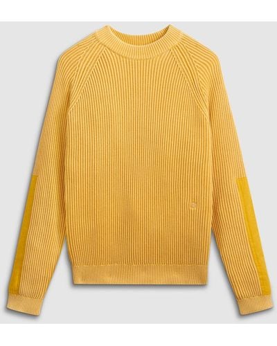 G.H. Bass & Co. Braeburn Fisherman Sweater - Yellow