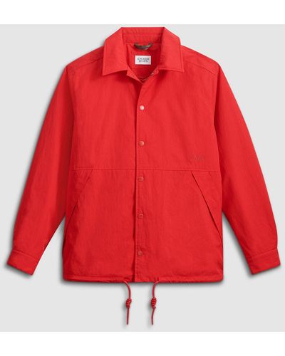 G.H. Bass & Co. Unisex Brenton Coaches Jacket - Red