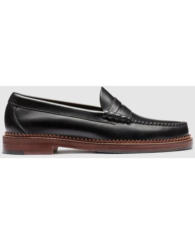 G.H. Bass & Co. 1876 Larson Weejuns Loafer Shoes - Black