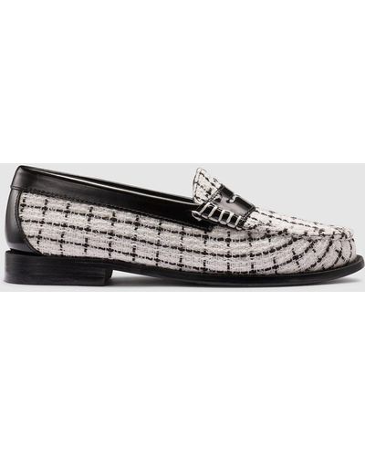 G.H. Bass & Co. Whitney Tweed Weejuns Loafer Shoes - Black