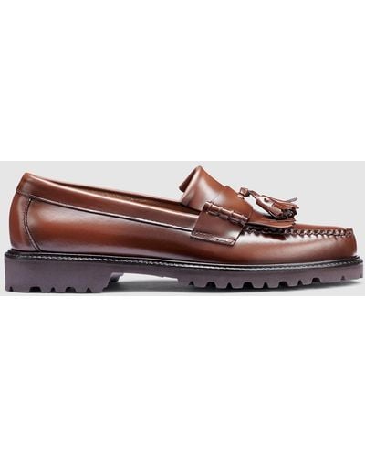 G.H. Bass & Co. Layton Lug Weejuns Loafer Shoes - Brown
