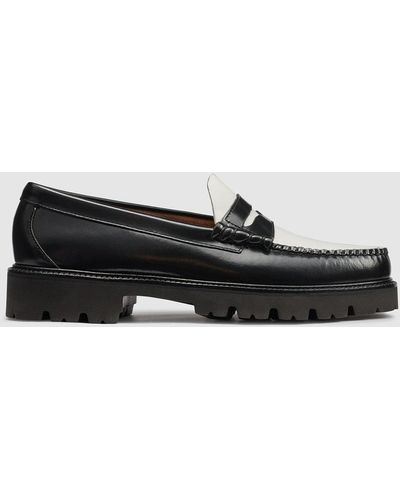 G.H. Bass & Co. Larson Super Lug Weejuns Loafer Shoes - Black