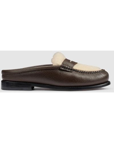 G.H. Bass & Co. Wynn Cozy Slide Weejun Shoes - Black