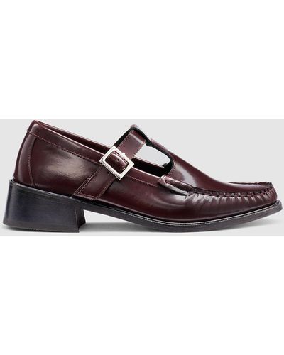 G.H. Bass & Co. Mary Jane Heel Loafer - Brown