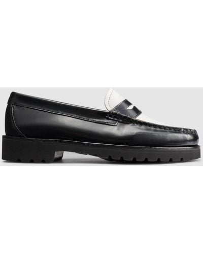 G.H. Bass & Co. Whitney Lug Weejuns Loafer Shoes - Black