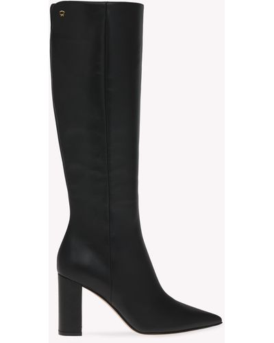 Gianvito Rossi Lyell Boot, Boots, , Leather - Black