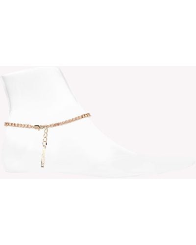 Gianvito Rossi Serena Anklet, Accessories - Natural