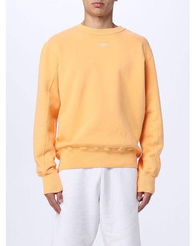 Autry Cotton Sweatshirt - Yellow