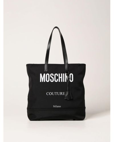 Moschino Nylon Shoulder Bag - Black