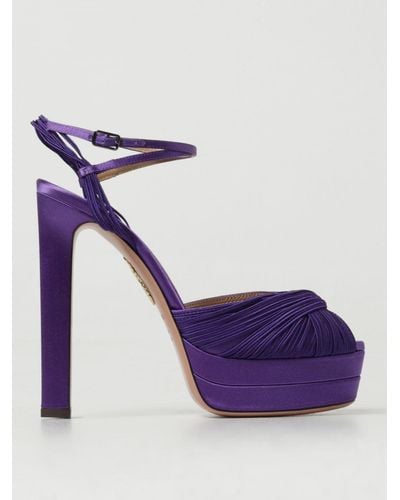 Aquazzura Heeled Sandals - Purple
