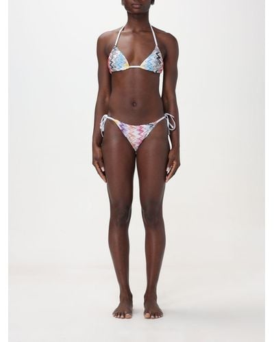 Missoni Bikini in lycra con motivo zig-zag - Neutro