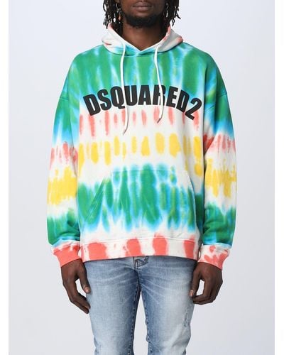 DSquared² Sweatshirt In Cotton - Multicolor