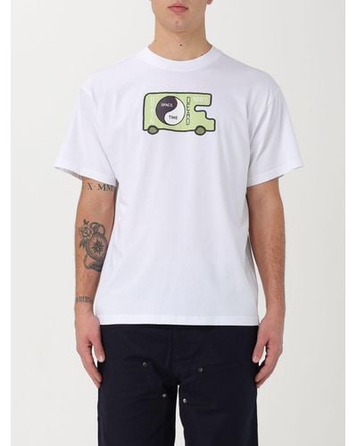 Brain Dead T-shirt in cotone con stampa - Bianco