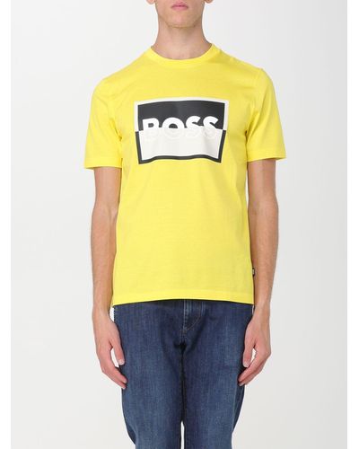 BOSS T-shirt - Yellow