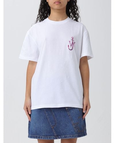 JW Anderson T-shirt con logo - Bianco