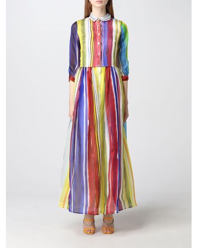 Sara Roka Dress Woman - Multicolour