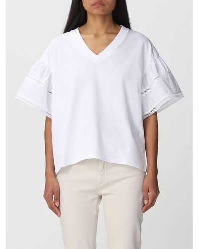 Woolrich T-shirt in cotone - Bianco