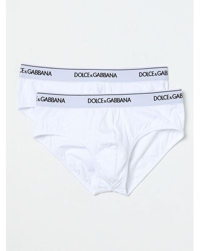 Dolce & Gabbana Set 2 slip in jersey di cotone - Bianco