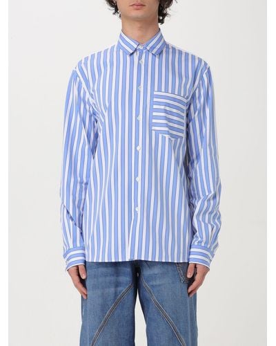 JW Anderson Camicia in cotone a righe - Blu