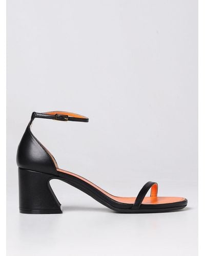 Marni Sandals In Smooth Nappa Leather - Black