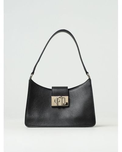 Furla 1927 Bag In Grained Leather - White