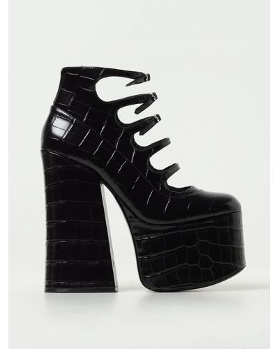 Marc Jacobs Pump The Croc Embossed Kiki in pelle stampa cocco - Nero