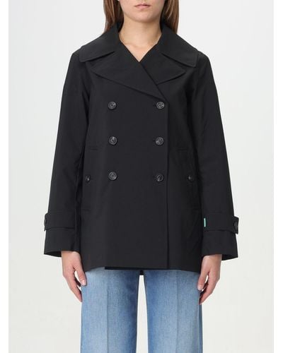 Save The Duck Trench Coat - Black