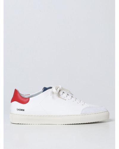 Axel Arigato Blue And Red Clean 90 Suede - White