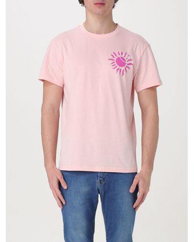 Manuel Ritz T-shirt A Due Passi Dal Mare in cotone - Rosa