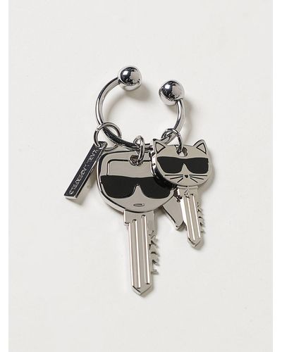 Karl Lagerfeld Key Chain - White