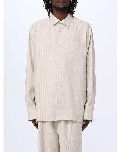 BOTTER Camicia in misto lino - Bianco