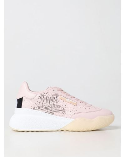 Stella McCartney Sneakers In Synthetic Leather - Pink