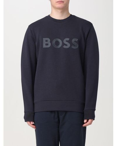 BOSS Sweatshirt - Bleu
