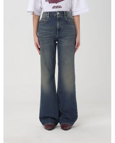 Isabel Marant Jeans in denim washed - Blu