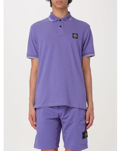 Stone Island Polo Shirt - Purple