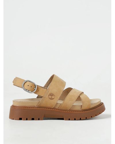 Timberland Flat Sandals - Brown