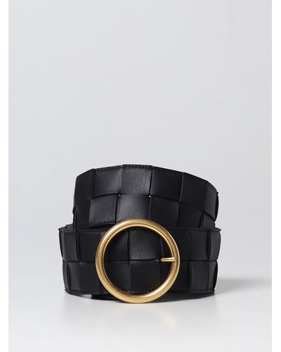 Bottega Veneta Belt In Nappa Leather - Black