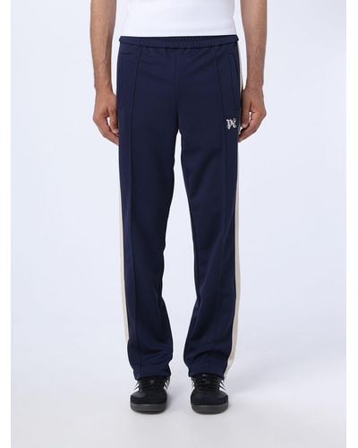 Palm Angels Pantalone jogger in tessuto tecnico stretch - Blu